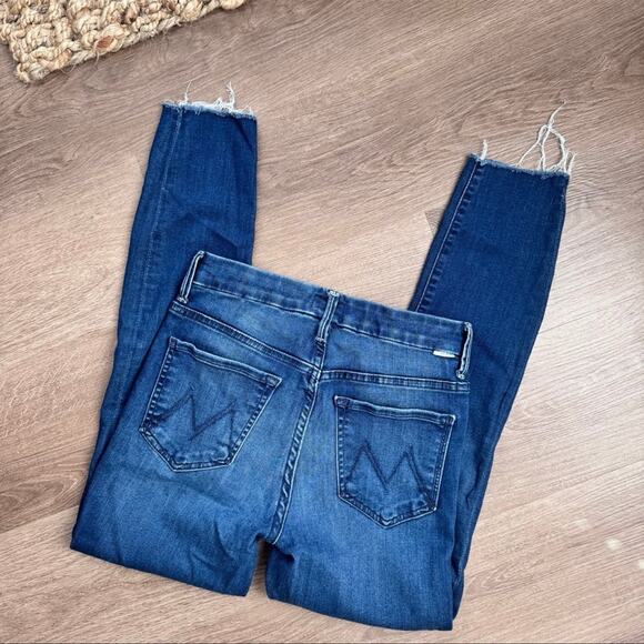 MOTHER high waisted looker ankle fray tongue and chic size 27 - Picture 5 of 6